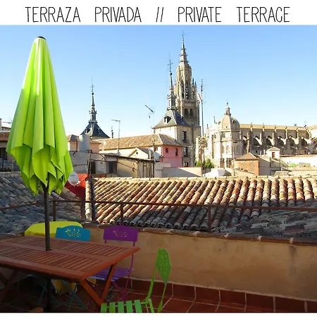 Casa Catedral - Terraza Privada Con Vistas En El Corazón De Apartamento Toledo